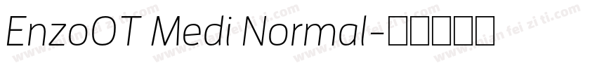 EnzoOT Medi Normal字体转换